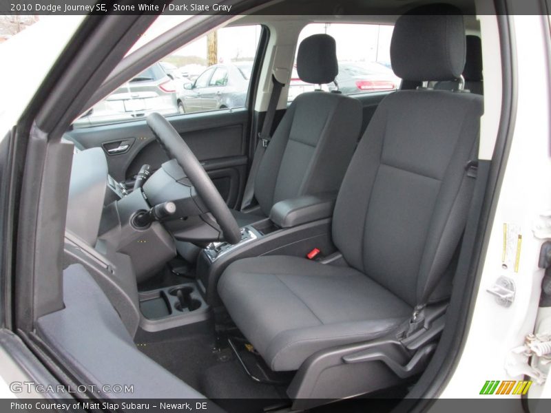 Stone White / Dark Slate Gray 2010 Dodge Journey SE