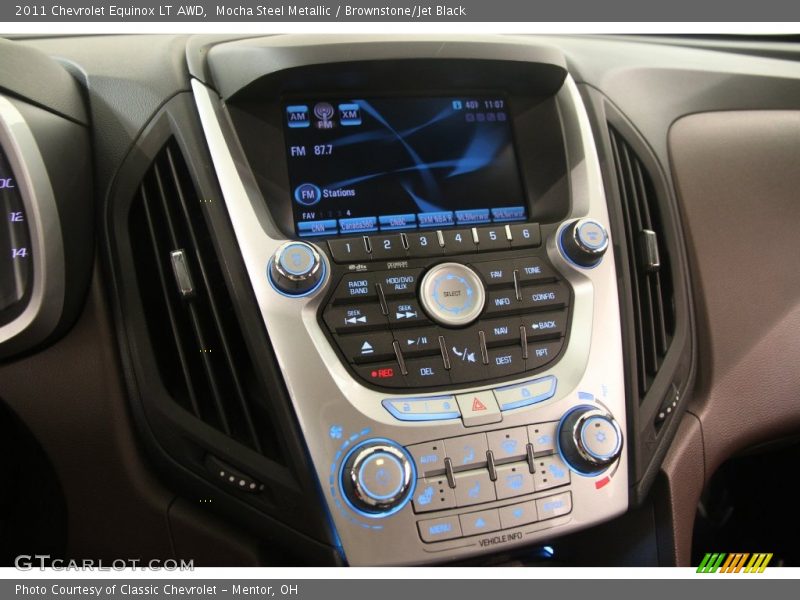 Mocha Steel Metallic / Brownstone/Jet Black 2011 Chevrolet Equinox LT AWD