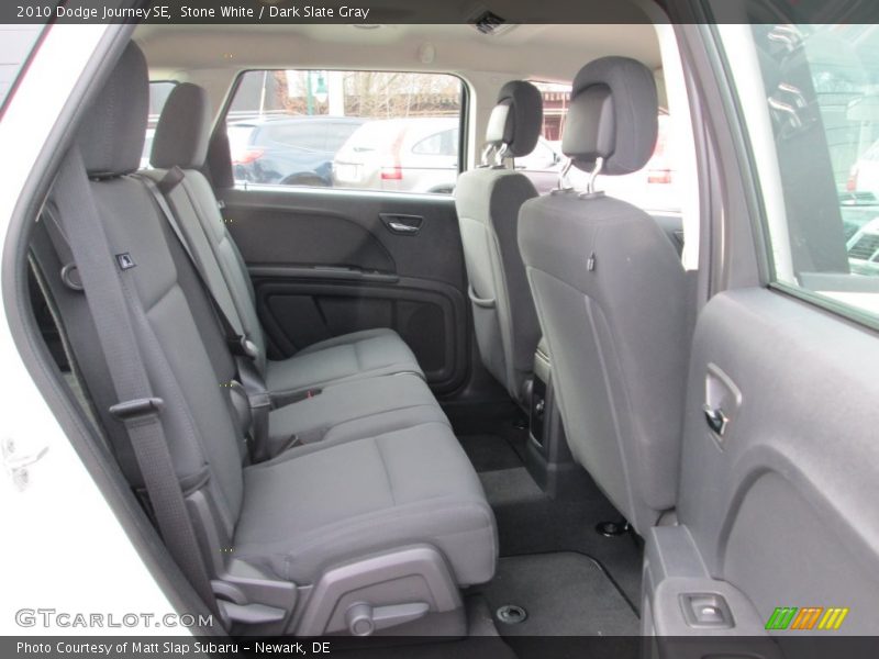 Stone White / Dark Slate Gray 2010 Dodge Journey SE