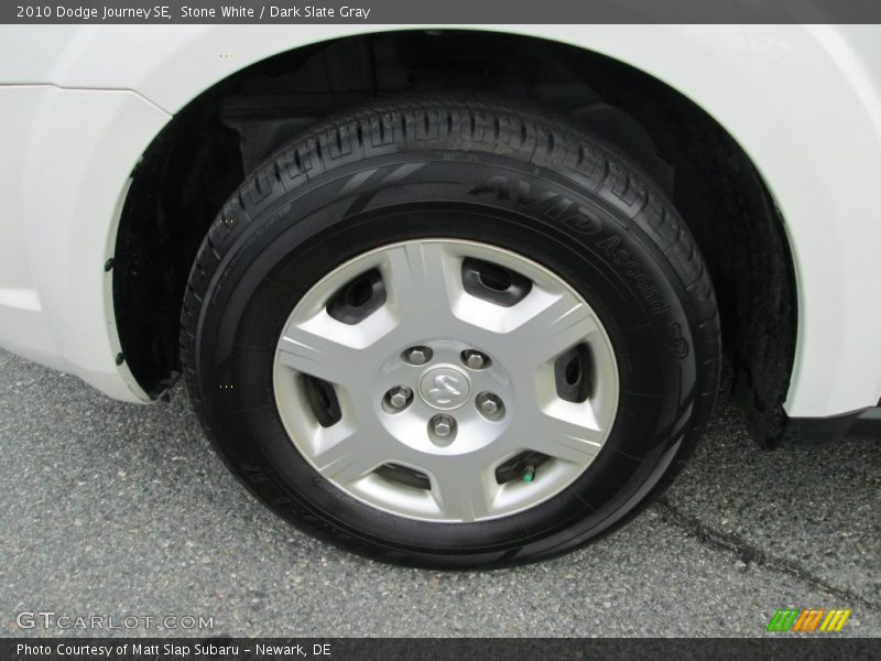 Stone White / Dark Slate Gray 2010 Dodge Journey SE