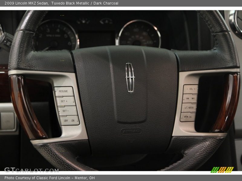 Tuxedo Black Metallic / Dark Charcoal 2009 Lincoln MKZ Sedan