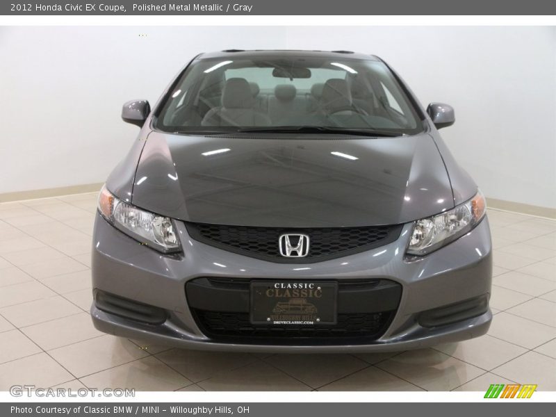 Polished Metal Metallic / Gray 2012 Honda Civic EX Coupe