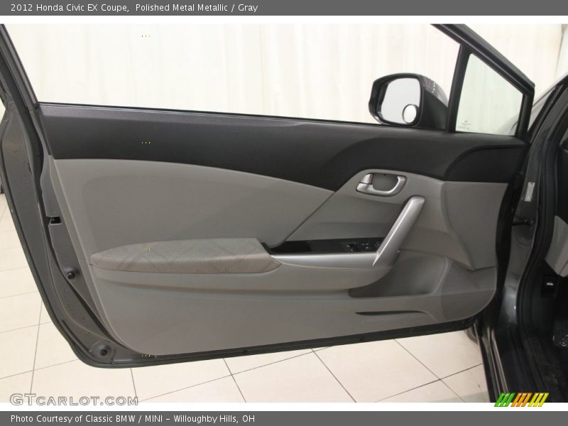 Polished Metal Metallic / Gray 2012 Honda Civic EX Coupe