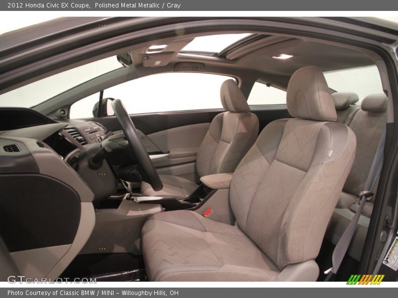 Polished Metal Metallic / Gray 2012 Honda Civic EX Coupe