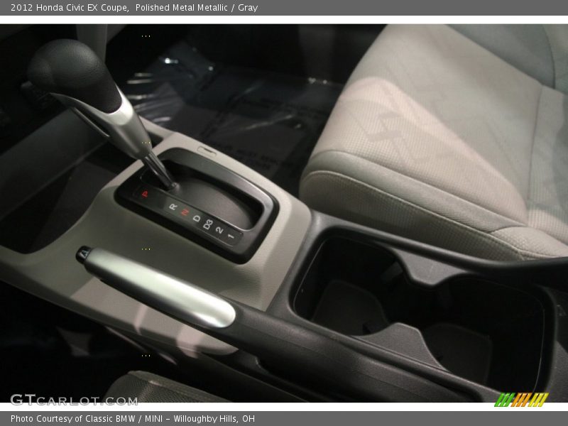 Polished Metal Metallic / Gray 2012 Honda Civic EX Coupe