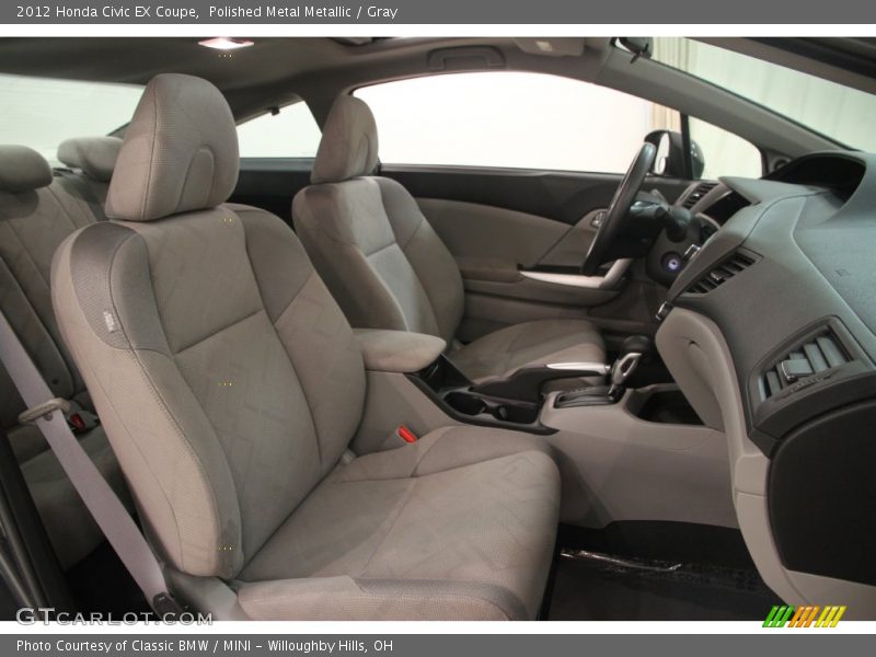 Polished Metal Metallic / Gray 2012 Honda Civic EX Coupe