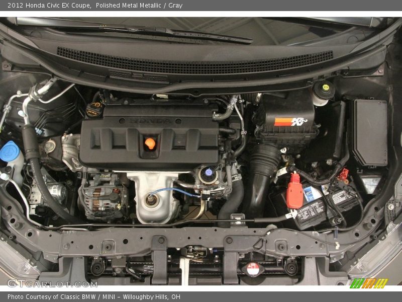 Polished Metal Metallic / Gray 2012 Honda Civic EX Coupe