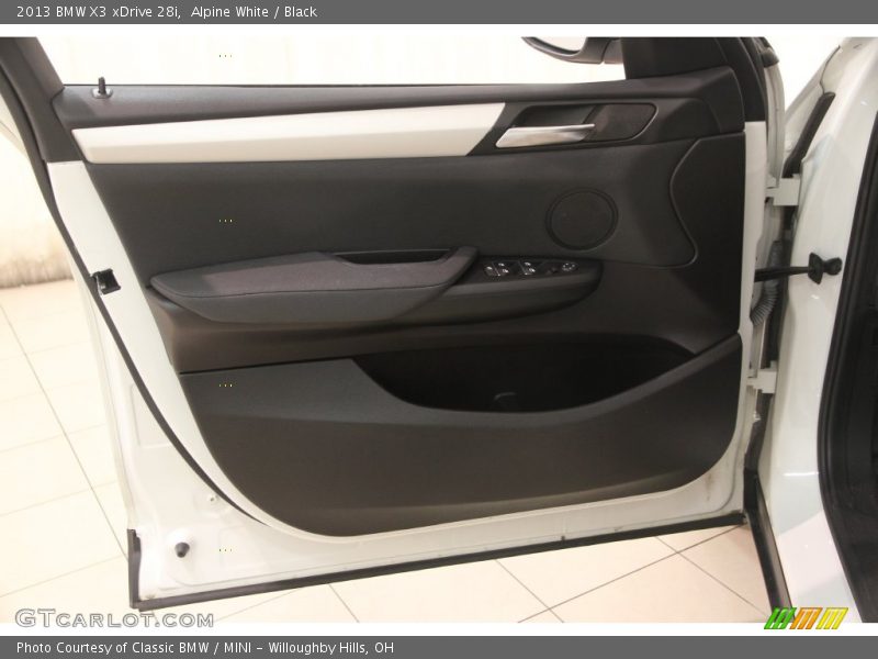 Alpine White / Black 2013 BMW X3 xDrive 28i