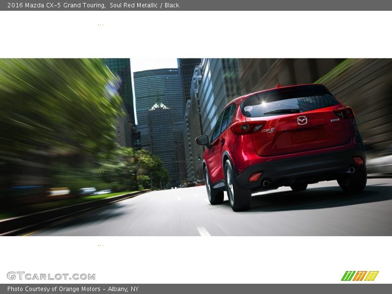 Soul Red Metallic / Black 2016 Mazda CX-5 Grand Touring