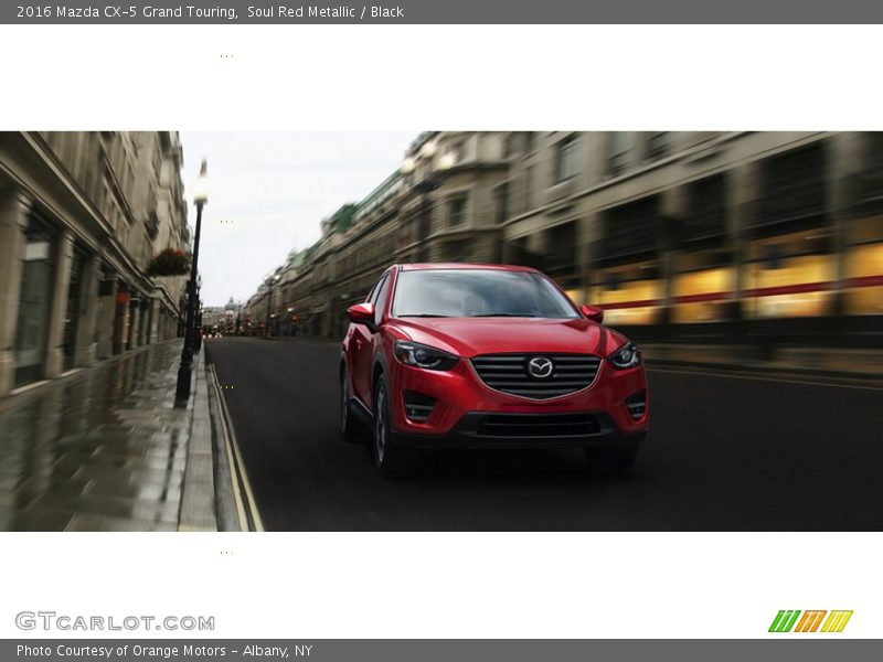 Soul Red Metallic / Black 2016 Mazda CX-5 Grand Touring