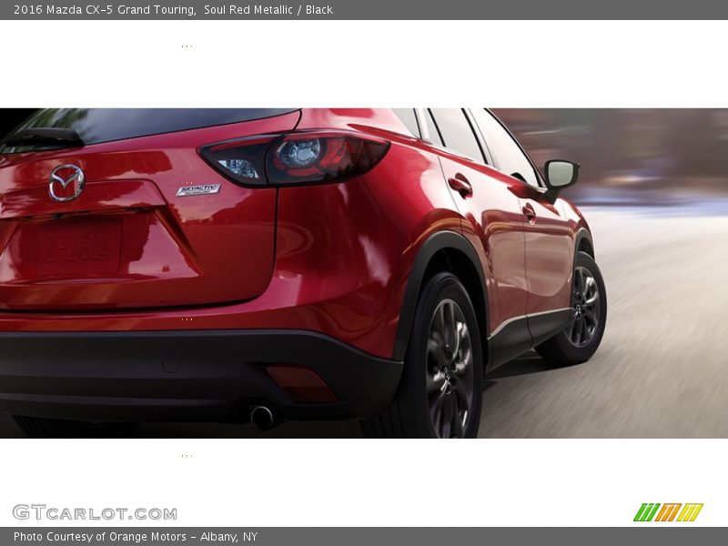 Soul Red Metallic / Black 2016 Mazda CX-5 Grand Touring