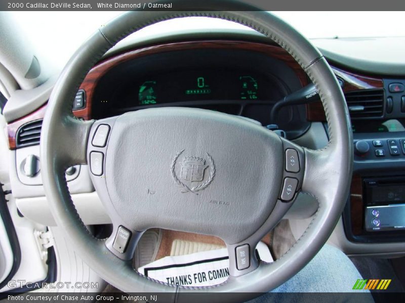 White Diamond / Oatmeal 2000 Cadillac DeVille Sedan