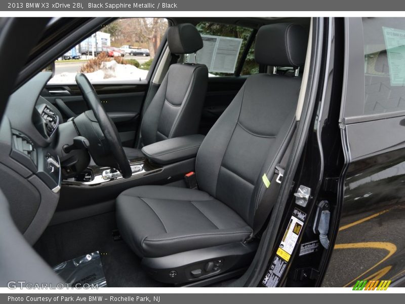 Black Sapphire Metallic / Black 2013 BMW X3 xDrive 28i