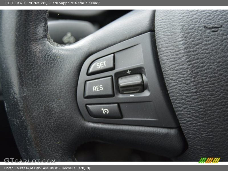 Black Sapphire Metallic / Black 2013 BMW X3 xDrive 28i