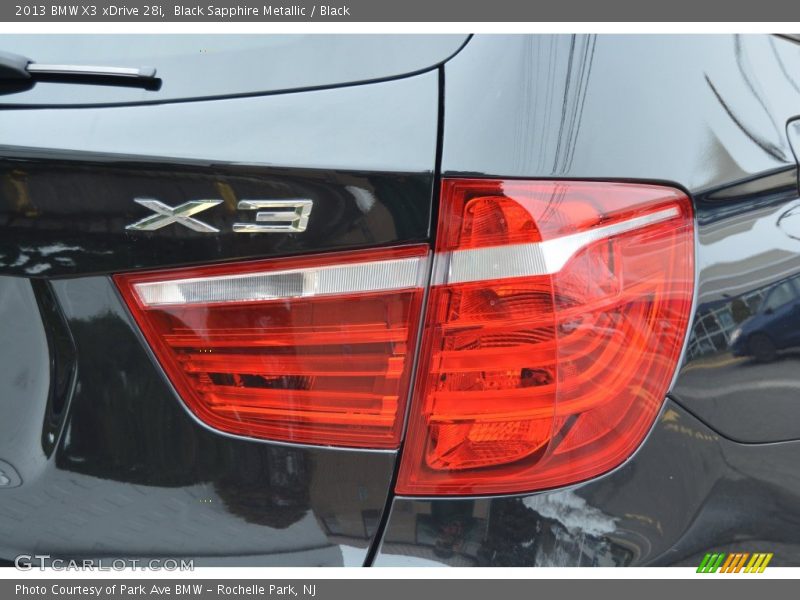 Black Sapphire Metallic / Black 2013 BMW X3 xDrive 28i