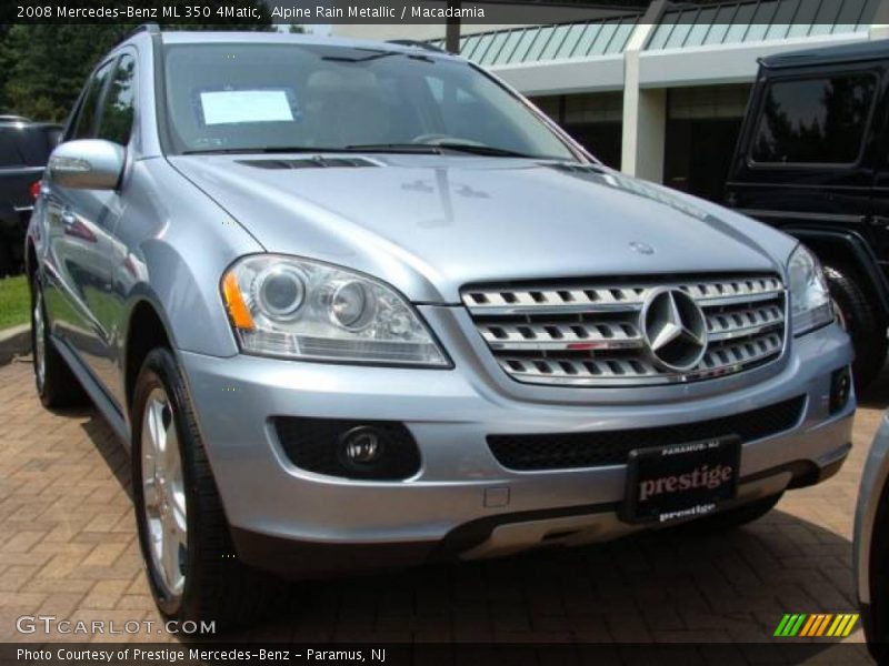 Alpine Rain Metallic / Macadamia 2008 Mercedes-Benz ML 350 4Matic
