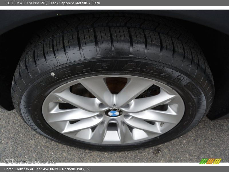 Black Sapphire Metallic / Black 2013 BMW X3 xDrive 28i