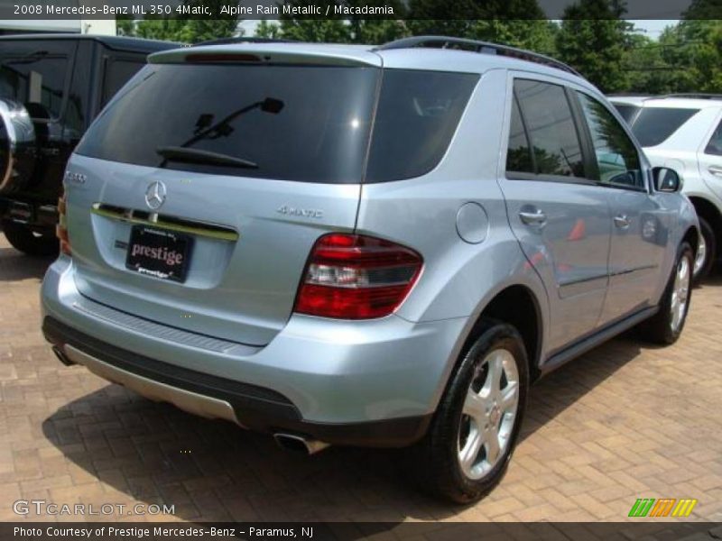 Alpine Rain Metallic / Macadamia 2008 Mercedes-Benz ML 350 4Matic