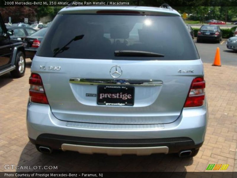 Alpine Rain Metallic / Macadamia 2008 Mercedes-Benz ML 350 4Matic