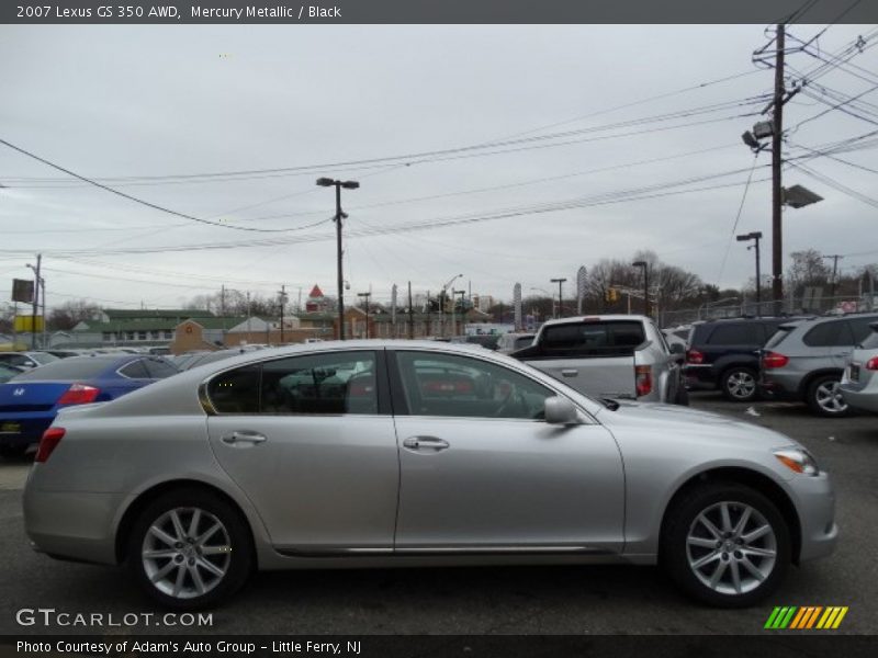 Mercury Metallic / Black 2007 Lexus GS 350 AWD