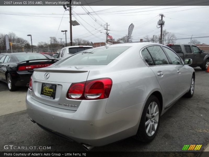 Mercury Metallic / Black 2007 Lexus GS 350 AWD