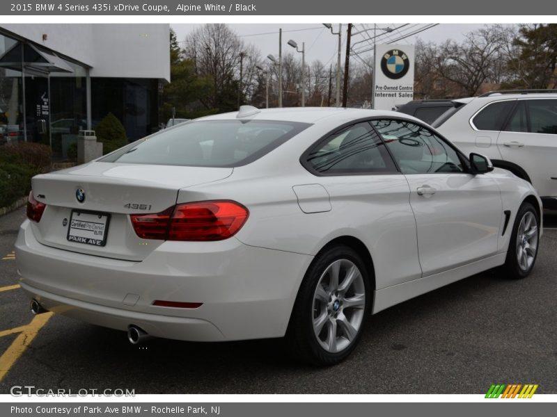 Alpine White / Black 2015 BMW 4 Series 435i xDrive Coupe
