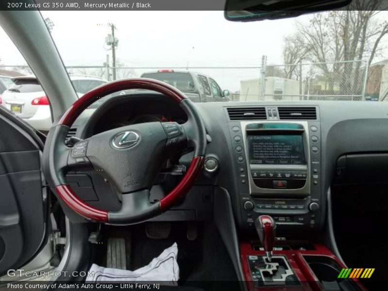 Mercury Metallic / Black 2007 Lexus GS 350 AWD