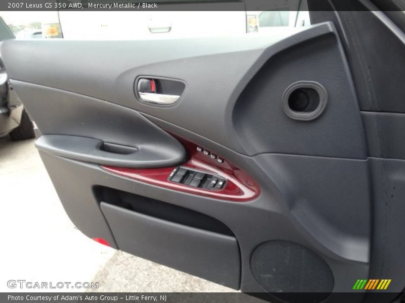 Mercury Metallic / Black 2007 Lexus GS 350 AWD