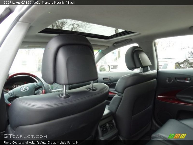 Mercury Metallic / Black 2007 Lexus GS 350 AWD