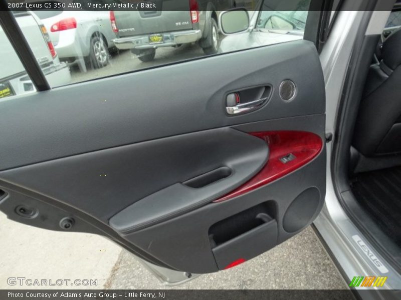Mercury Metallic / Black 2007 Lexus GS 350 AWD