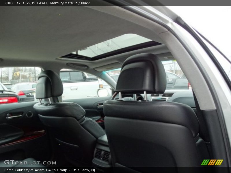 Mercury Metallic / Black 2007 Lexus GS 350 AWD