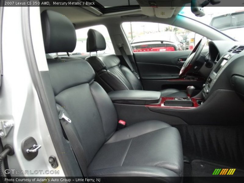 Mercury Metallic / Black 2007 Lexus GS 350 AWD