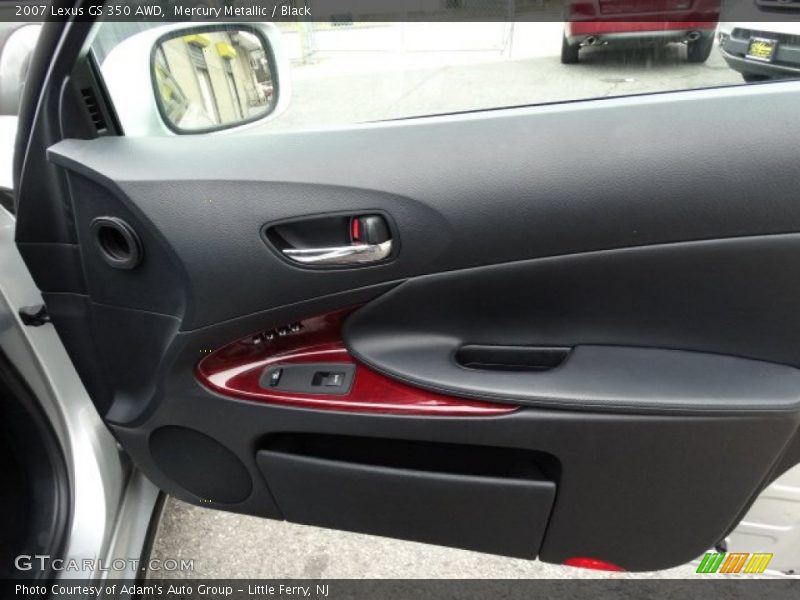 Mercury Metallic / Black 2007 Lexus GS 350 AWD