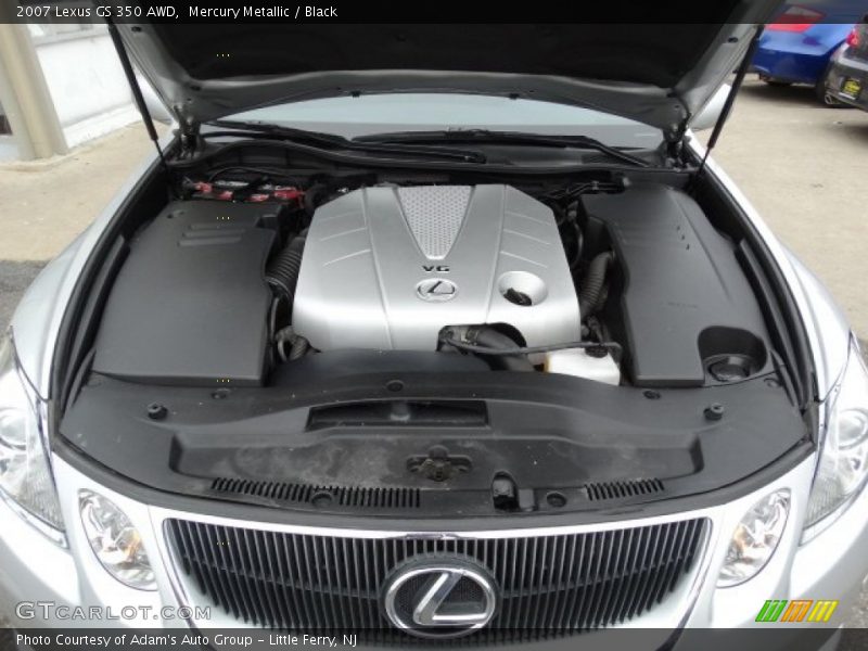 Mercury Metallic / Black 2007 Lexus GS 350 AWD
