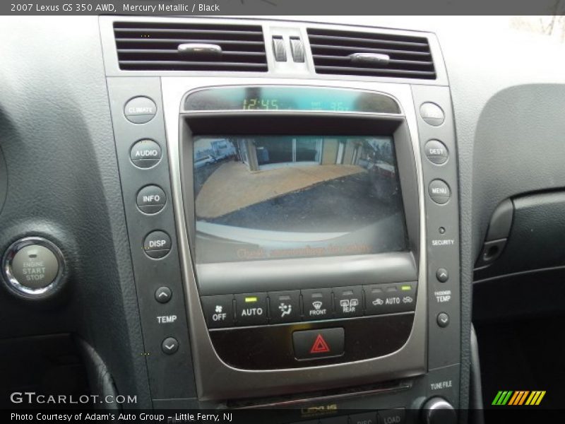 Mercury Metallic / Black 2007 Lexus GS 350 AWD
