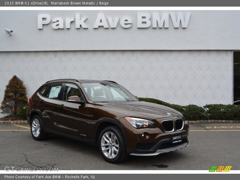 Marrakesh Brown Metallic / Beige 2015 BMW X1 xDrive28i