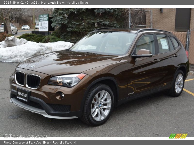 Marrakesh Brown Metallic / Beige 2015 BMW X1 xDrive28i