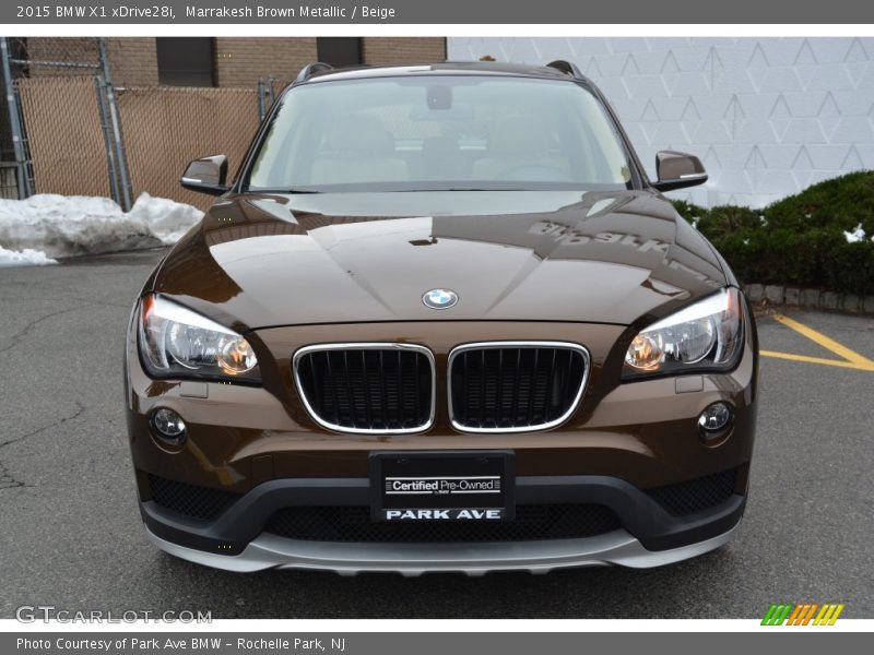 Marrakesh Brown Metallic / Beige 2015 BMW X1 xDrive28i