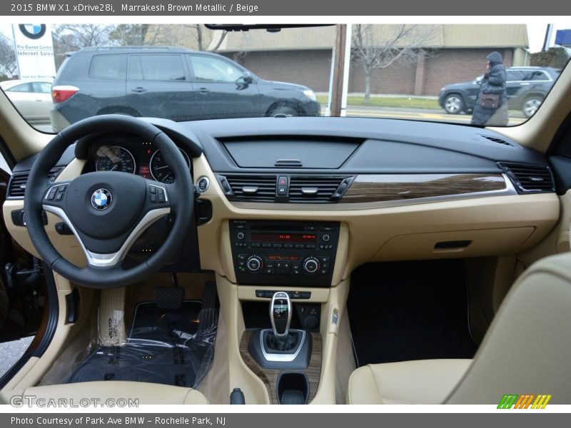 Marrakesh Brown Metallic / Beige 2015 BMW X1 xDrive28i