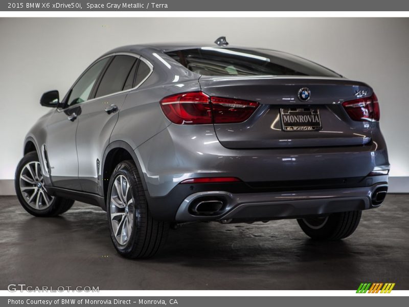 Space Gray Metallic / Terra 2015 BMW X6 xDrive50i