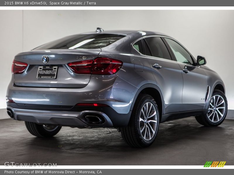 Space Gray Metallic / Terra 2015 BMW X6 xDrive50i