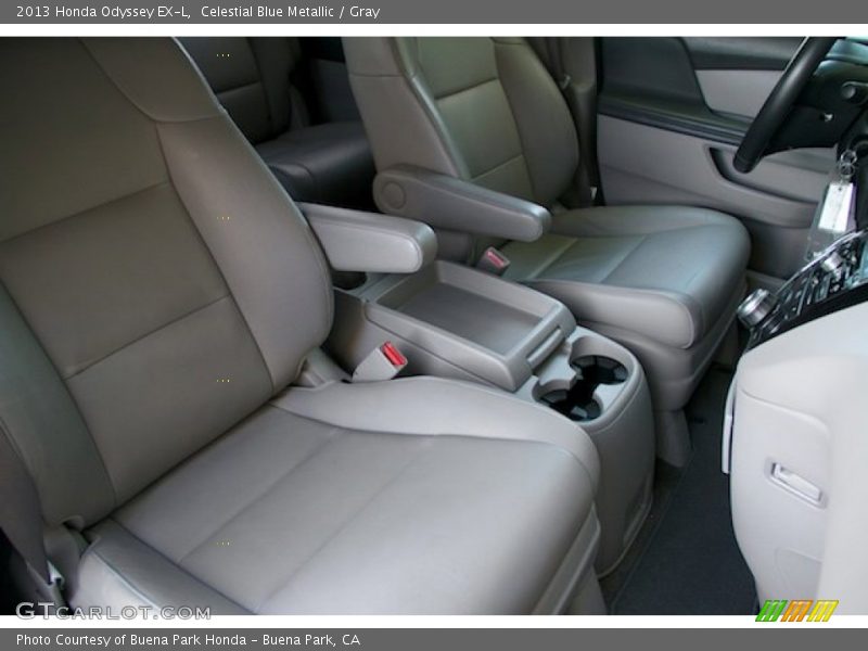 Celestial Blue Metallic / Gray 2013 Honda Odyssey EX-L