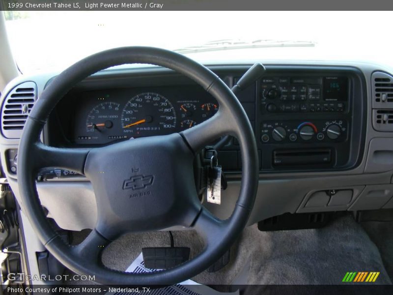 Light Pewter Metallic / Gray 1999 Chevrolet Tahoe LS