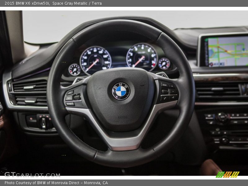 Space Gray Metallic / Terra 2015 BMW X6 xDrive50i