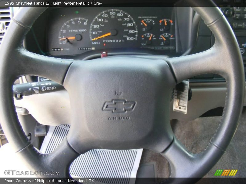 Light Pewter Metallic / Gray 1999 Chevrolet Tahoe LS