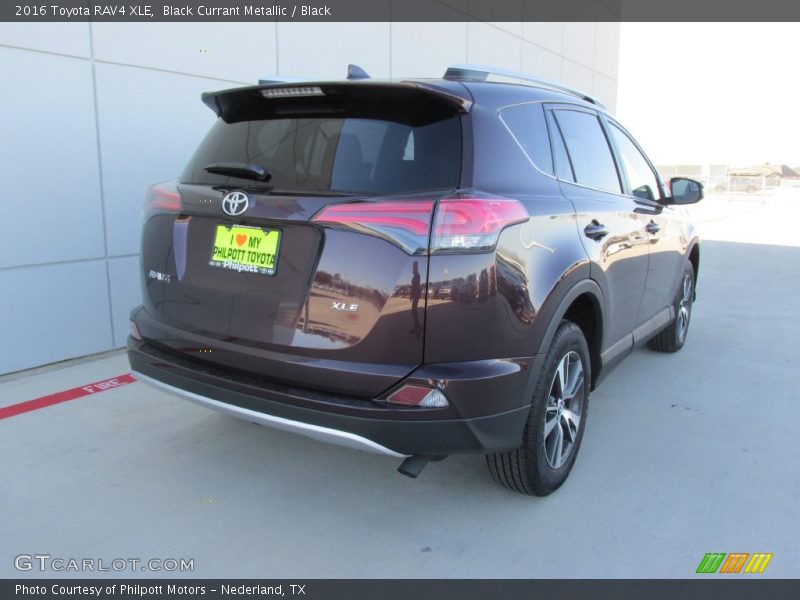 Black Currant Metallic / Black 2016 Toyota RAV4 XLE