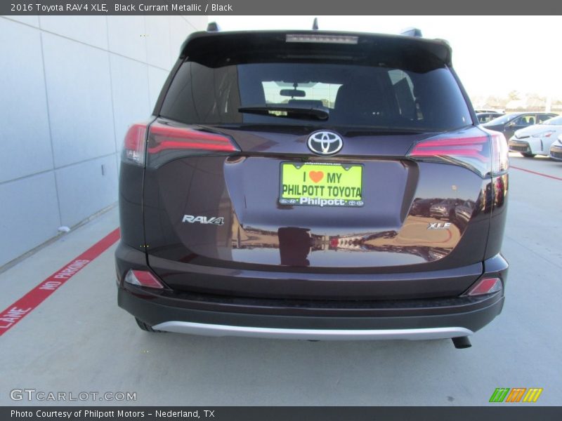 Black Currant Metallic / Black 2016 Toyota RAV4 XLE