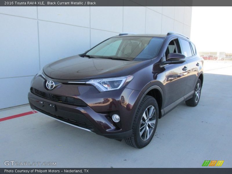 Black Currant Metallic / Black 2016 Toyota RAV4 XLE