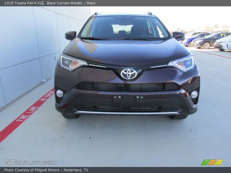 Black Currant Metallic / Black 2016 Toyota RAV4 XLE