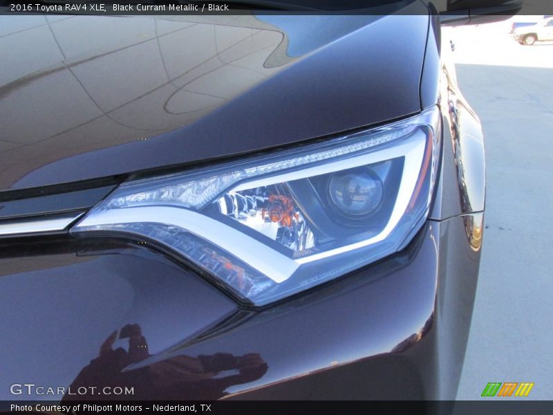 Black Currant Metallic / Black 2016 Toyota RAV4 XLE